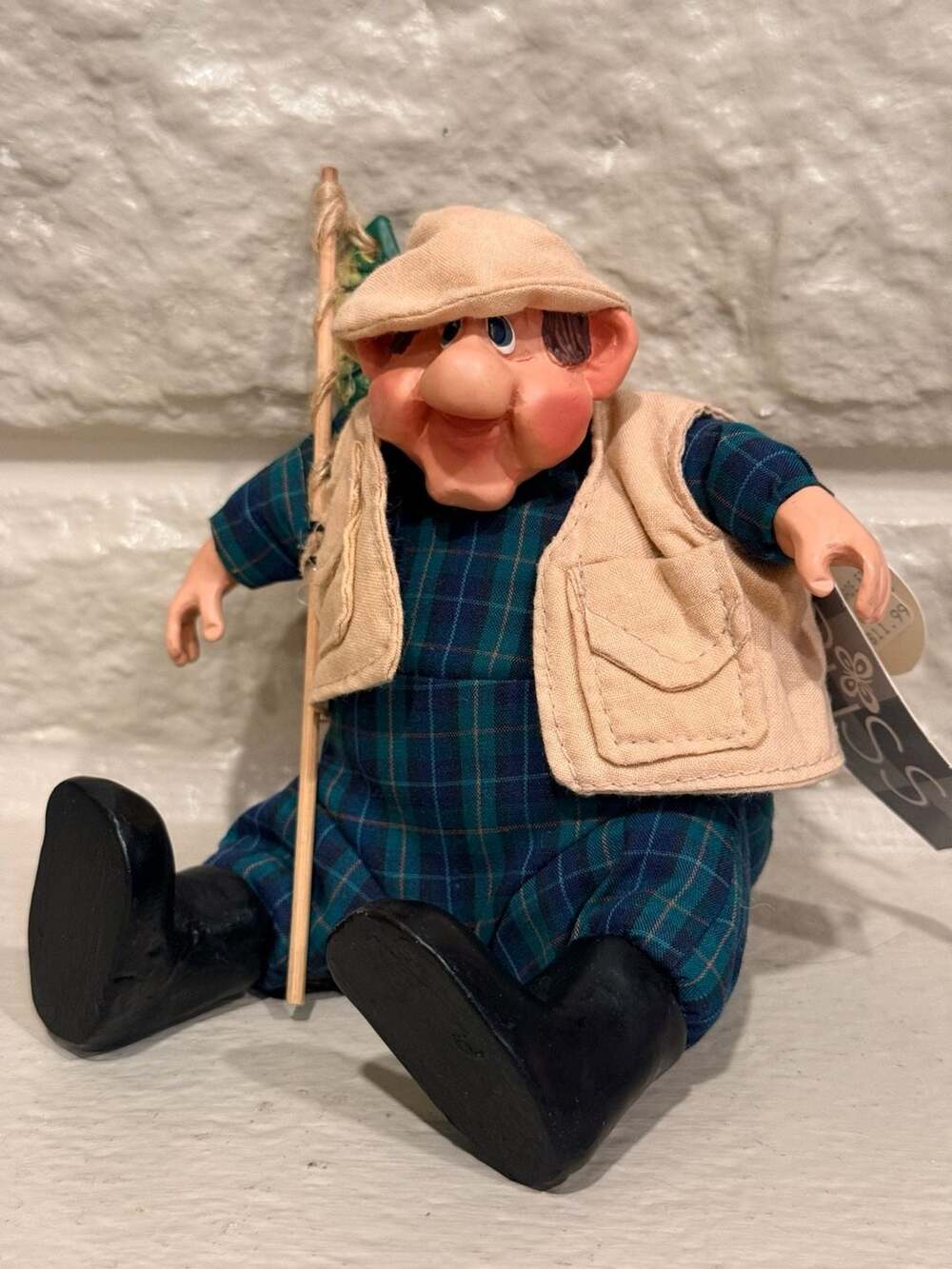 Russ Berrie The Country Folks Wade Fisherman Figurine